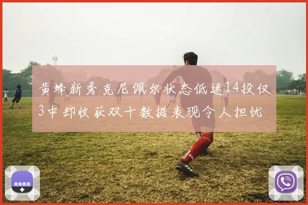 黄蜂新秀克尼佩尔状态低迷14投仅3中却收获双十数据表现令人担忧